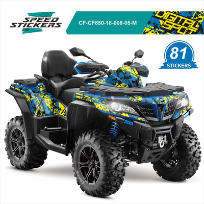 CFMOTO CFORCE LIPDUKAI DIGITAL SPOT blue/yellow/black
