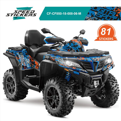 CFMOTO CFORCE LIPDUKAI DIGITAL SPOT DESERT blue/orange/grey