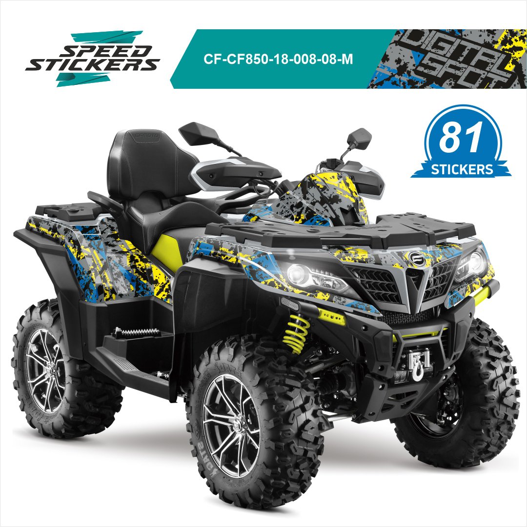 CFMOTO CFORCE LIPDUKAI DIGITAL SPOT grey/yellow/blue