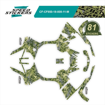 CFMOTO CFORCE LIPDUKAI DIGITAL SPOT LIGHT green/grey – nuotrauka 2