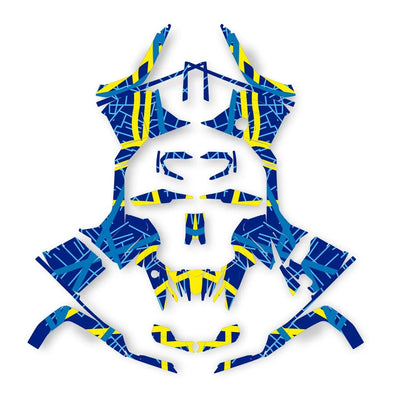 CFMOTO CFORCE LIPDUKAI destination blue/yellow – nuotrauka 2