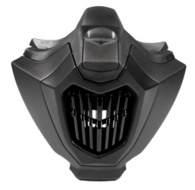 Keičiamoji priekinė DALIS CKX TITAN šalmui AIRFLOW sol/carb matinė JUODA