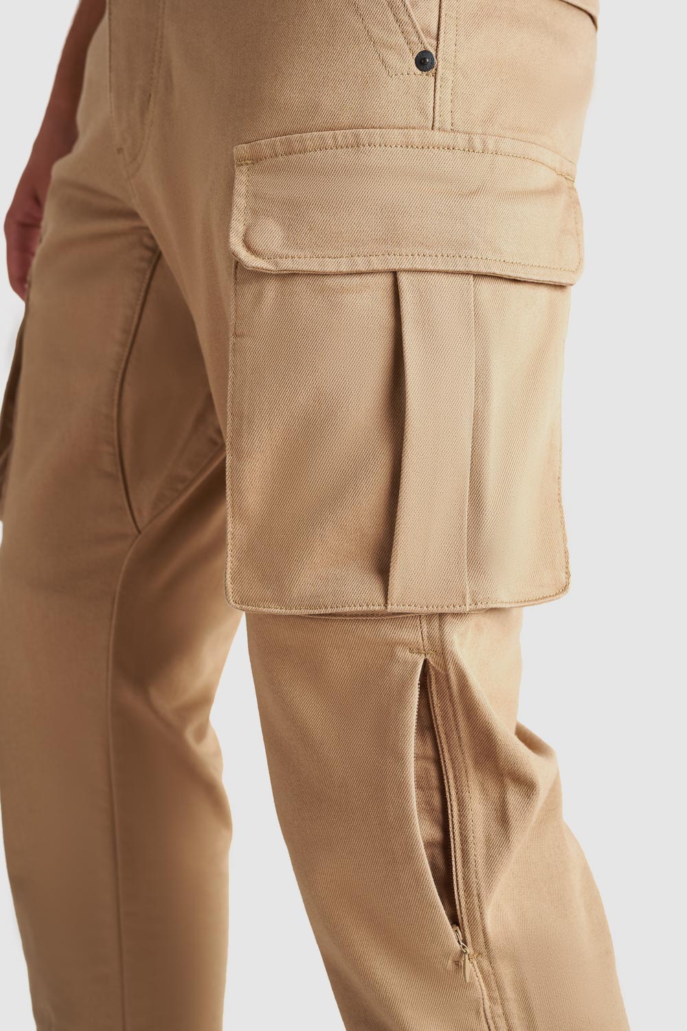 MOTO DŽINSAI VYRIŠKI PANDO MOTO DESERT CARGO BEIGE
