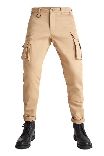MOTO DŽINSAI VYRIŠKI PANDO MOTO DESERT CARGO BEIGE