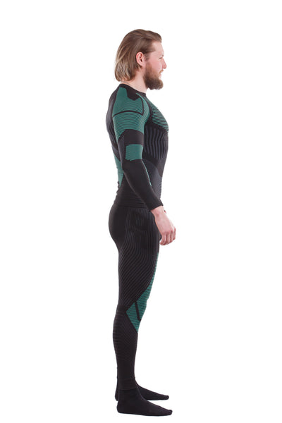 TERMO kelnės dragonfly 3D žalios UNISEX – nuotrauka 3