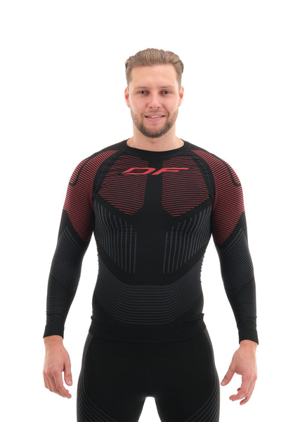 TERMO palaidinė dragonfly 3D RAUDONA UNISEX