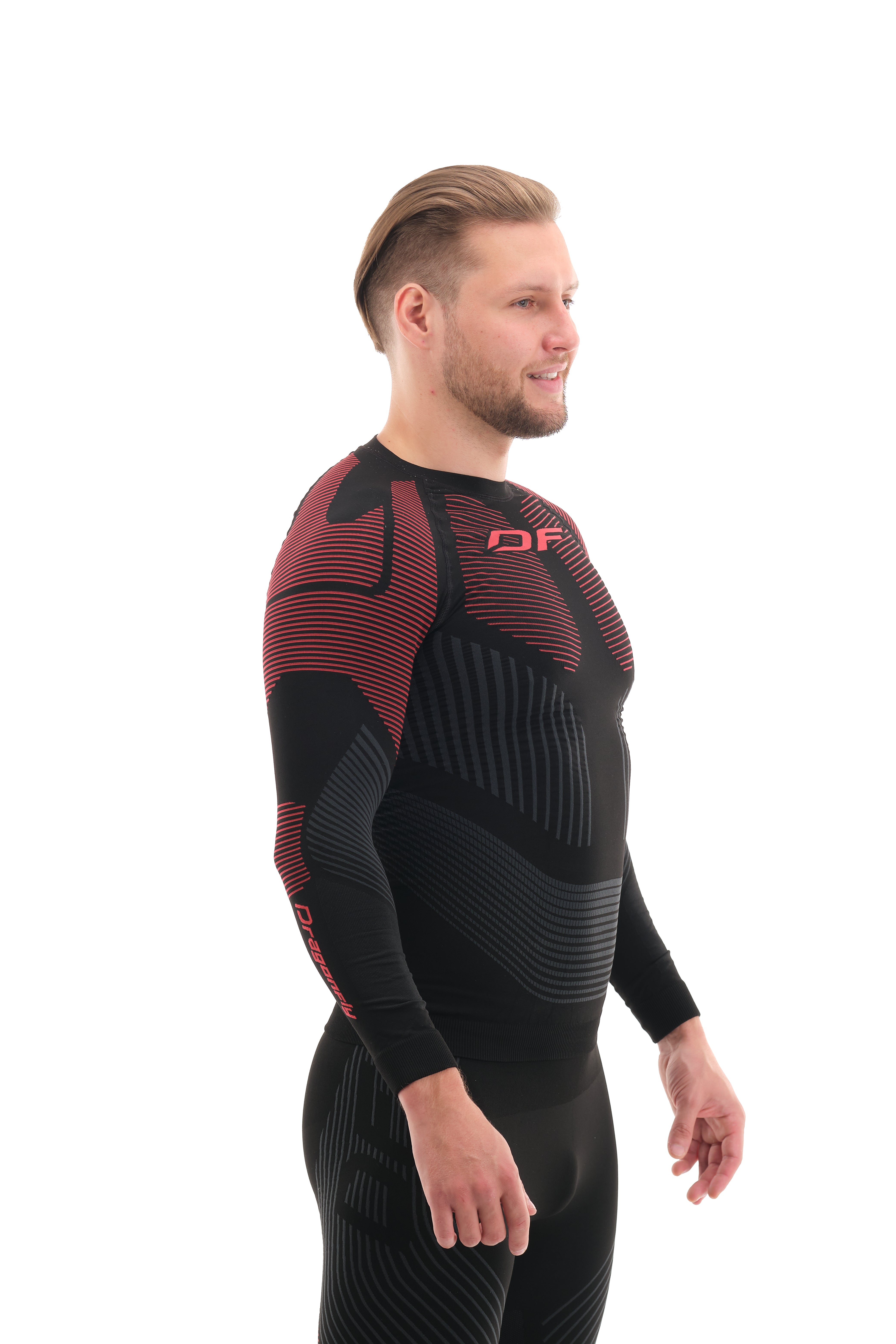 TERMO palaidinė dragonfly 3D RAUDONA UNISEX – nuotrauka 4