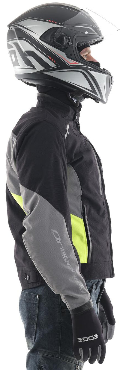 MOTO CITY striukė dragonfly juoda/ GELTONA UNISEX – nuotrauka 3
