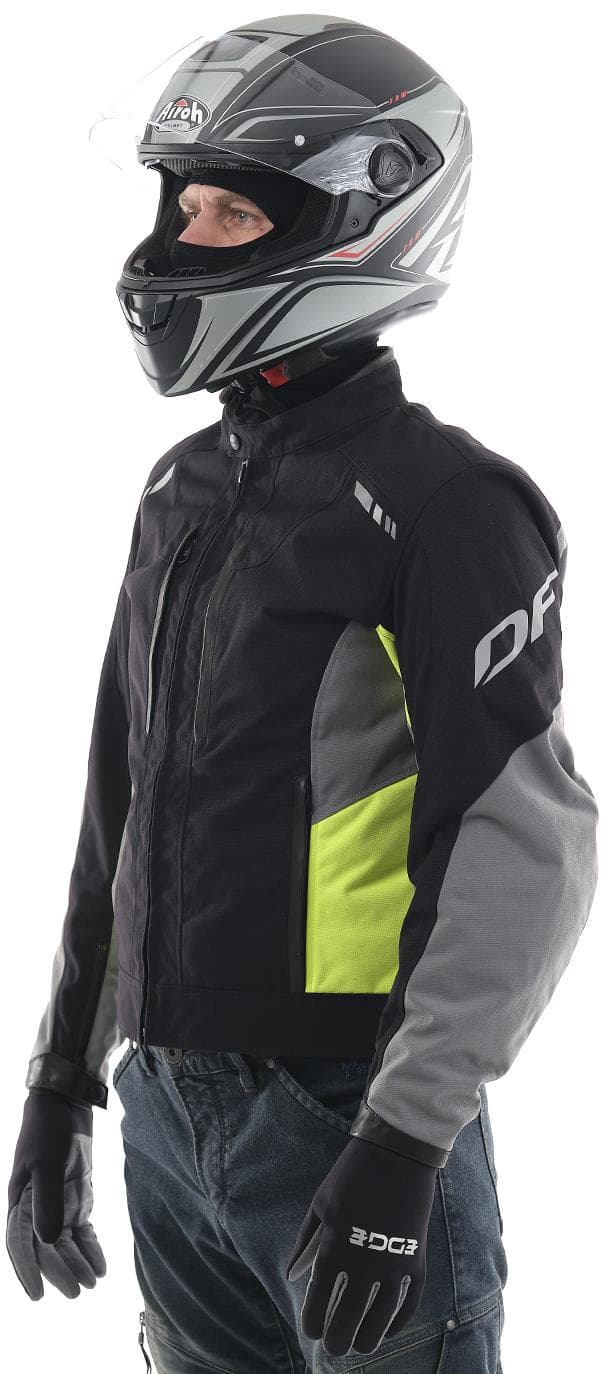 MOTO CITY striukė dragonfly juoda/ GELTONA UNISEX – nuotrauka 5