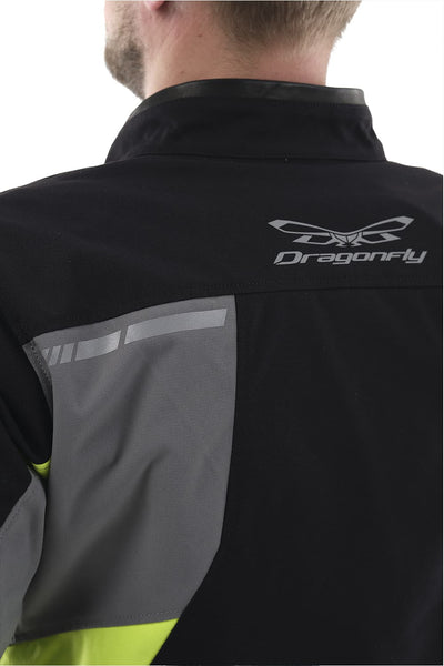 MOTO CITY striukė dragonfly juoda/ GELTONA UNISEX – nuotrauka 8