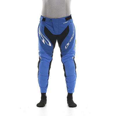 Motokroso kelnės dragonfly ENDURO FREERIDE mėlynos/ GELTONOS UNISEX