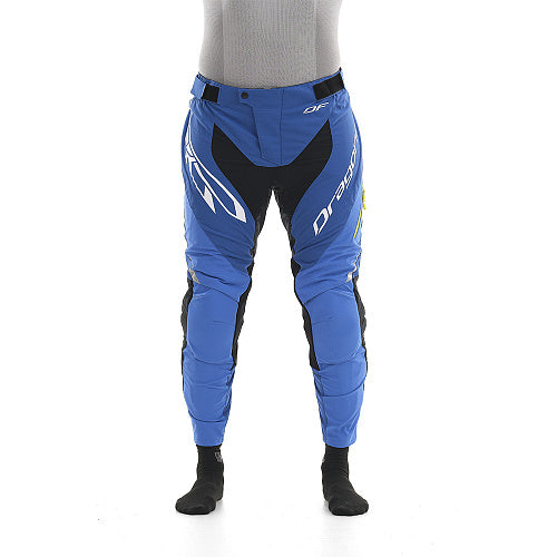 Motokroso kelnės dragonfly ENDURO FREERIDE mėlynos/ GELTONOS UNISEX