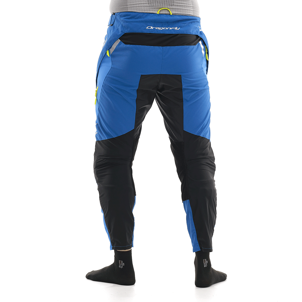 Motokroso kelnės dragonfly ENDURO FREERIDE mėlynos/ GELTONOS UNISEX – nuotrauka 2