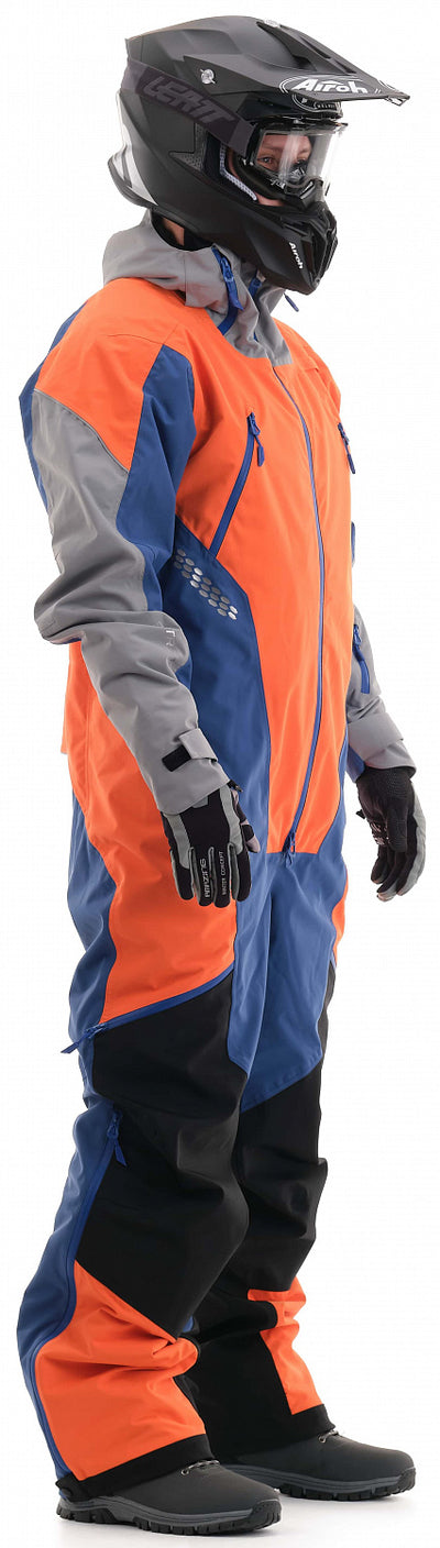 Kombinezonas dragonfly EXTREME 2.0 VYRAMS oranžinis/ RAUDONAS fluo/limoges – nuotrauka 2