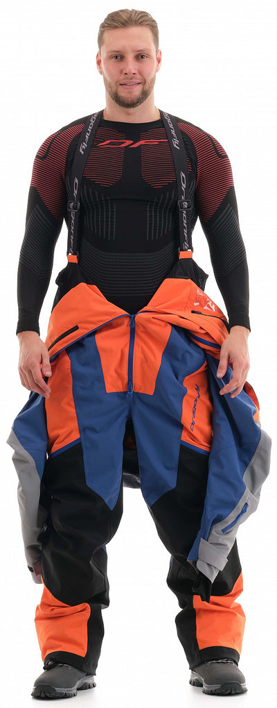 Kombinezonas dragonfly EXTREME 2.0 VYRAMS oranžinis/ RAUDONAS fluo/limoges – nuotrauka 8