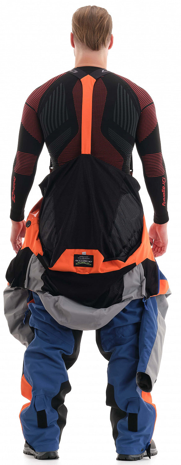Kombinezonas dragonfly EXTREME 2.0 VYRAMS oranžinis/ RAUDONAS fluo/limoges – nuotrauka 10