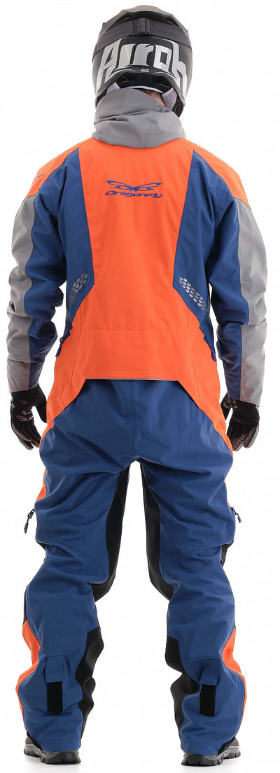 Kombinezonas dragonfly EXTREME 2.0 VYRAMS oranžinis/ RAUDONAS fluo/limoges – nuotrauka 4