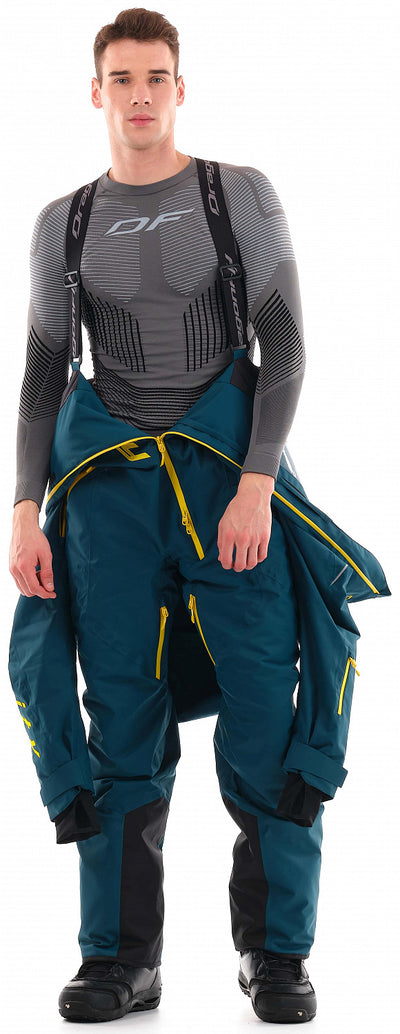 Kombinezonas dragonfly GRAVITY MONO VYRAMS DARK ocean/ GELTONAS – nuotrauka 8