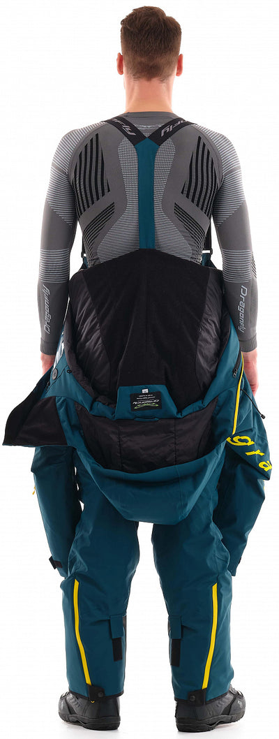 Kombinezonas dragonfly GRAVITY MONO VYRAMS DARK ocean/ GELTONAS – nuotrauka 9