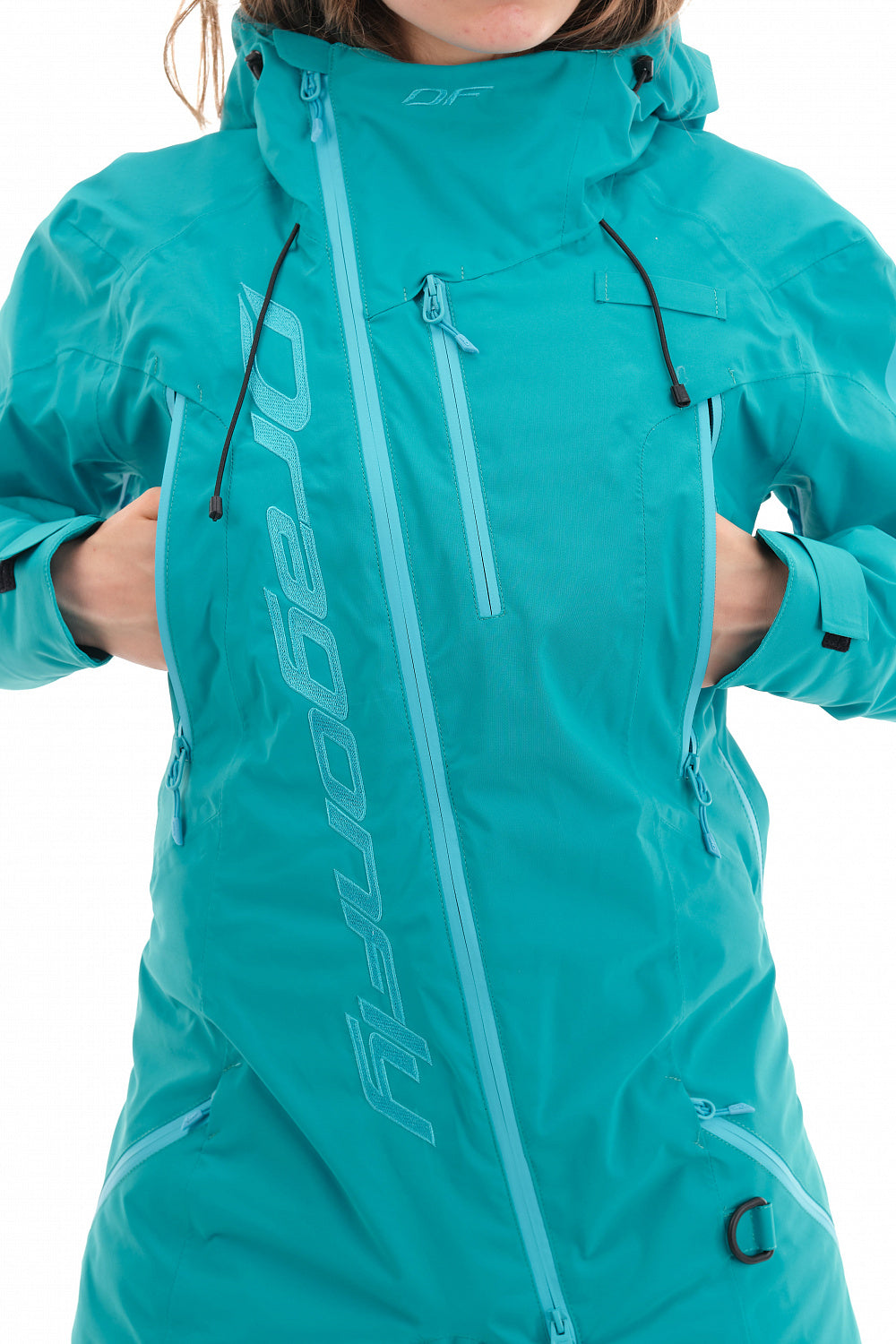 Kombinezonas dragonfly GRAVITY PREMIUM MOTERIMS baltic/ mėlyna – nuotrauka 12