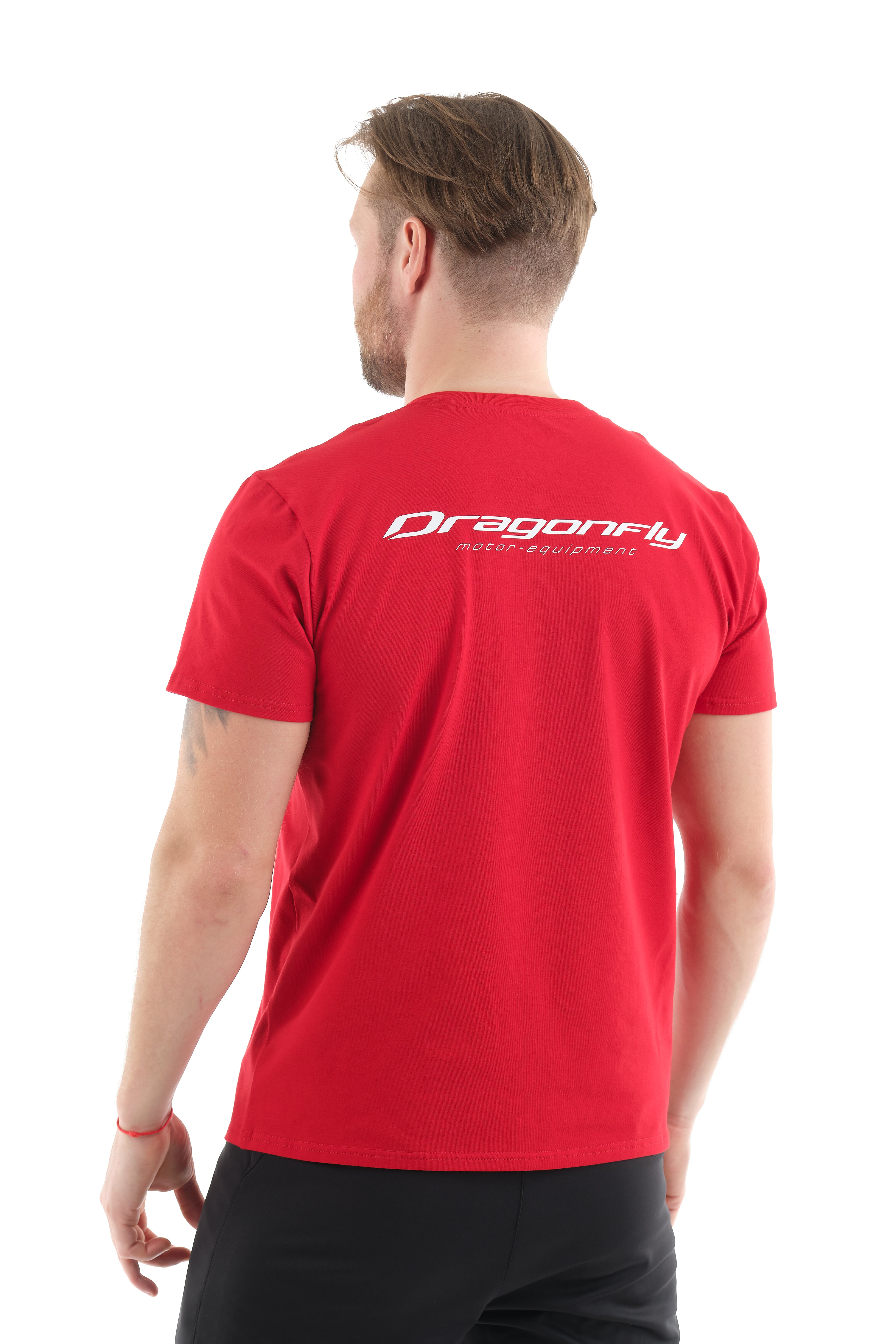 Marškinėliai dragonfly CHAIN RAUDONI – nuotrauka 7