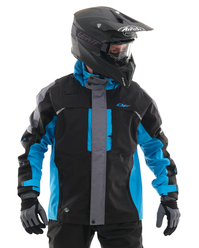 Striukė dragonfly QUAD PRO juoda/ mėlyna UNISEX