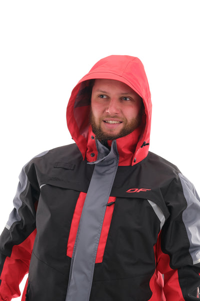 Striukė dragonfly QUAD PRO juoda/ RAUDONA UNISEX – nuotrauka 3