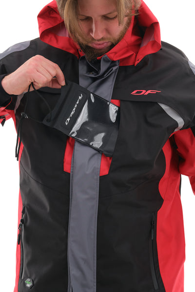 Striukė dragonfly QUAD PRO juoda/ RAUDONA UNISEX – nuotrauka 7