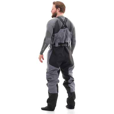 Kelnės dragonfly QUAD PRO pilkos/ JUODOS 2021 UNISEX – nuotrauka 3