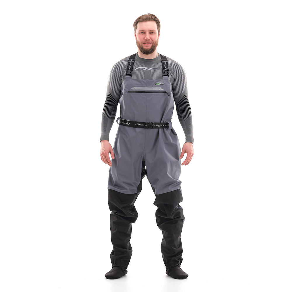 Kelnės dragonfly QUAD PRO pilkos/ JUODOS 2021 UNISEX