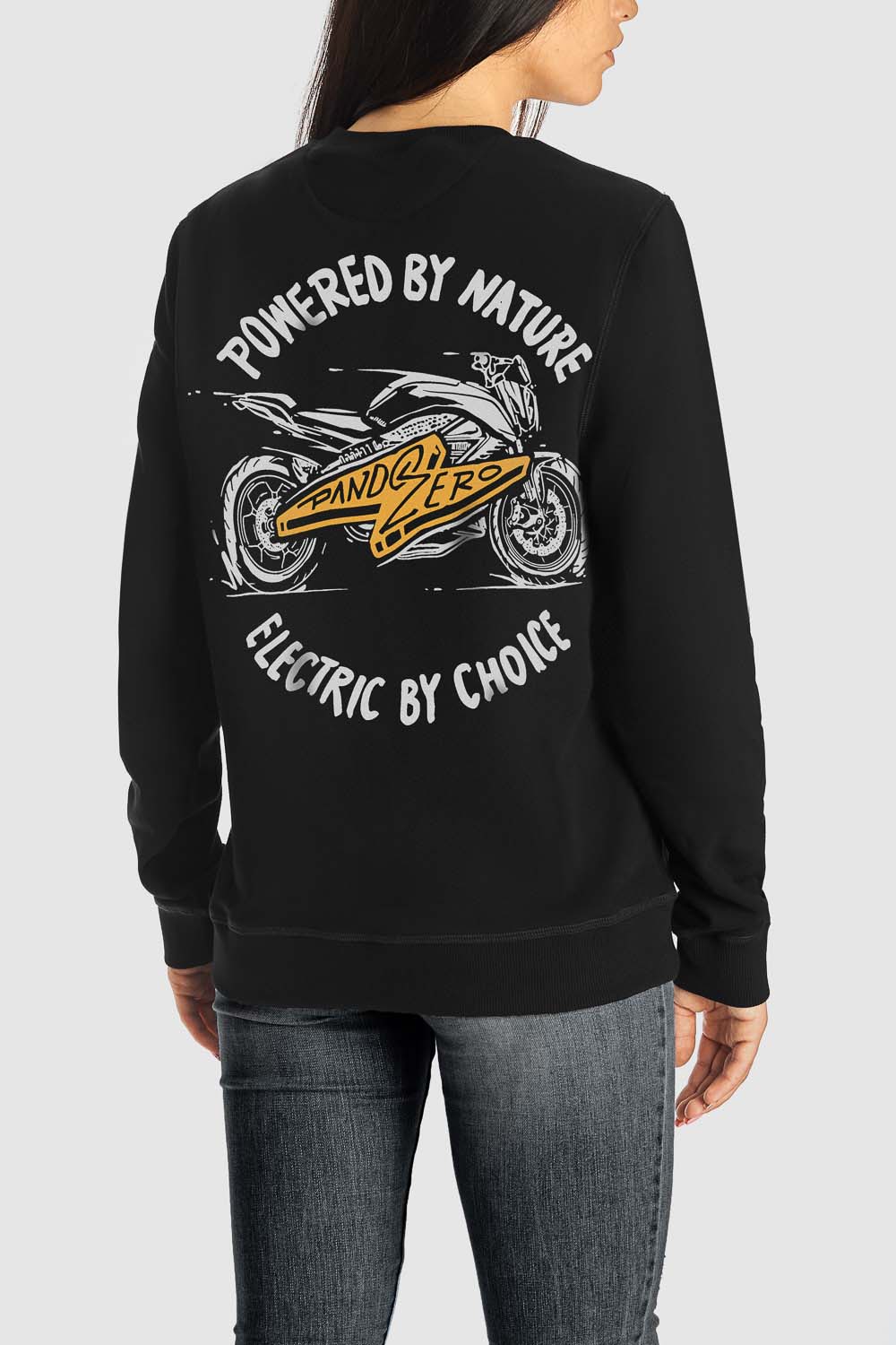 Džemperis PANDO MOTO JOHN ZERO JUODAS UNISEX – nuotrauka 3