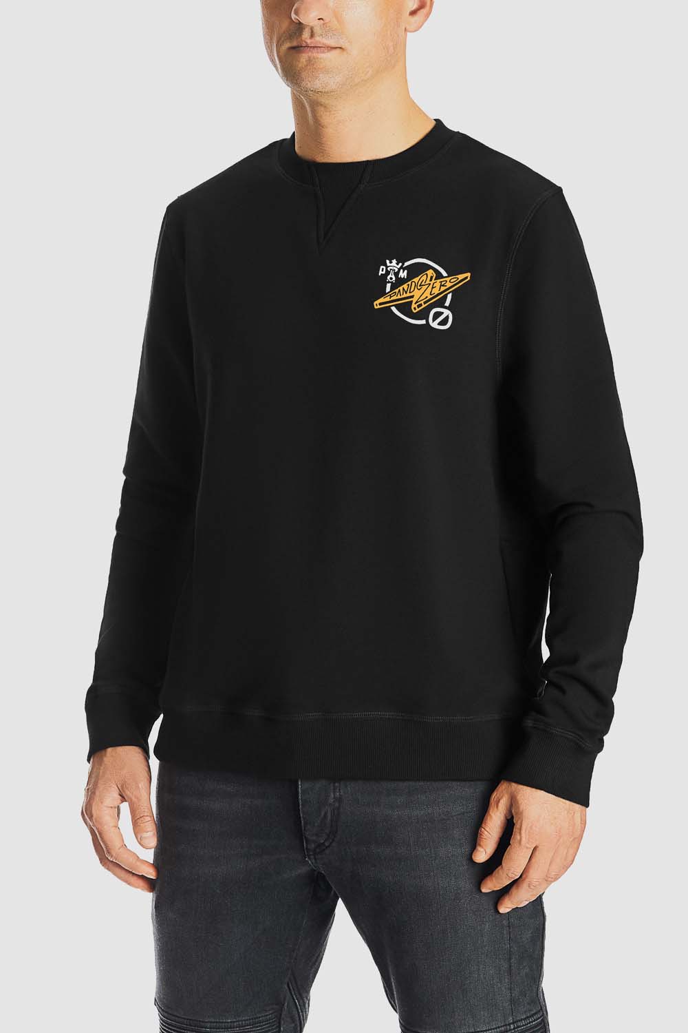 Džemperis PANDO MOTO JOHN ZERO JUODAS UNISEX – nuotrauka 6