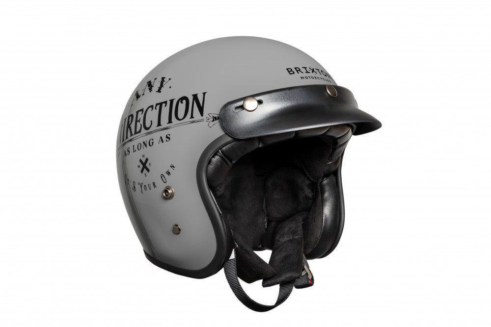 Šalmas BRIXTON PILKAS