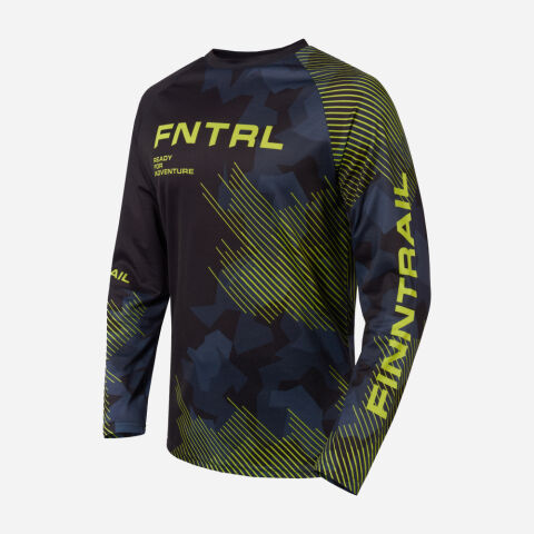 Marškinėliai finntrail jersey gravity graphite