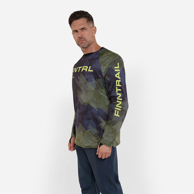 Marškinėliai finntrail jersey gravity graphite – nuotrauka 3