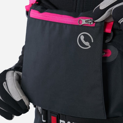 Kombinezonas finntrail RACHEL GRAPHITE MOTERIMS juoda/ rožinė – nuotrauka 5