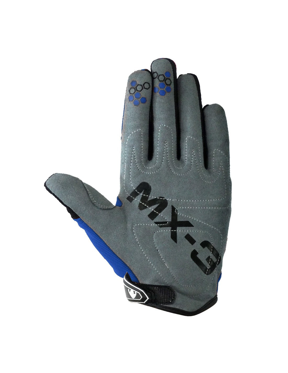 Pirštinės ONBOARD CROSS MX3 OFFROAD mėlyna/ geltona/ BALTA – nuotrauka 2