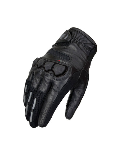 ONBOARD STILO V3 pirštinės odinės JUODOS