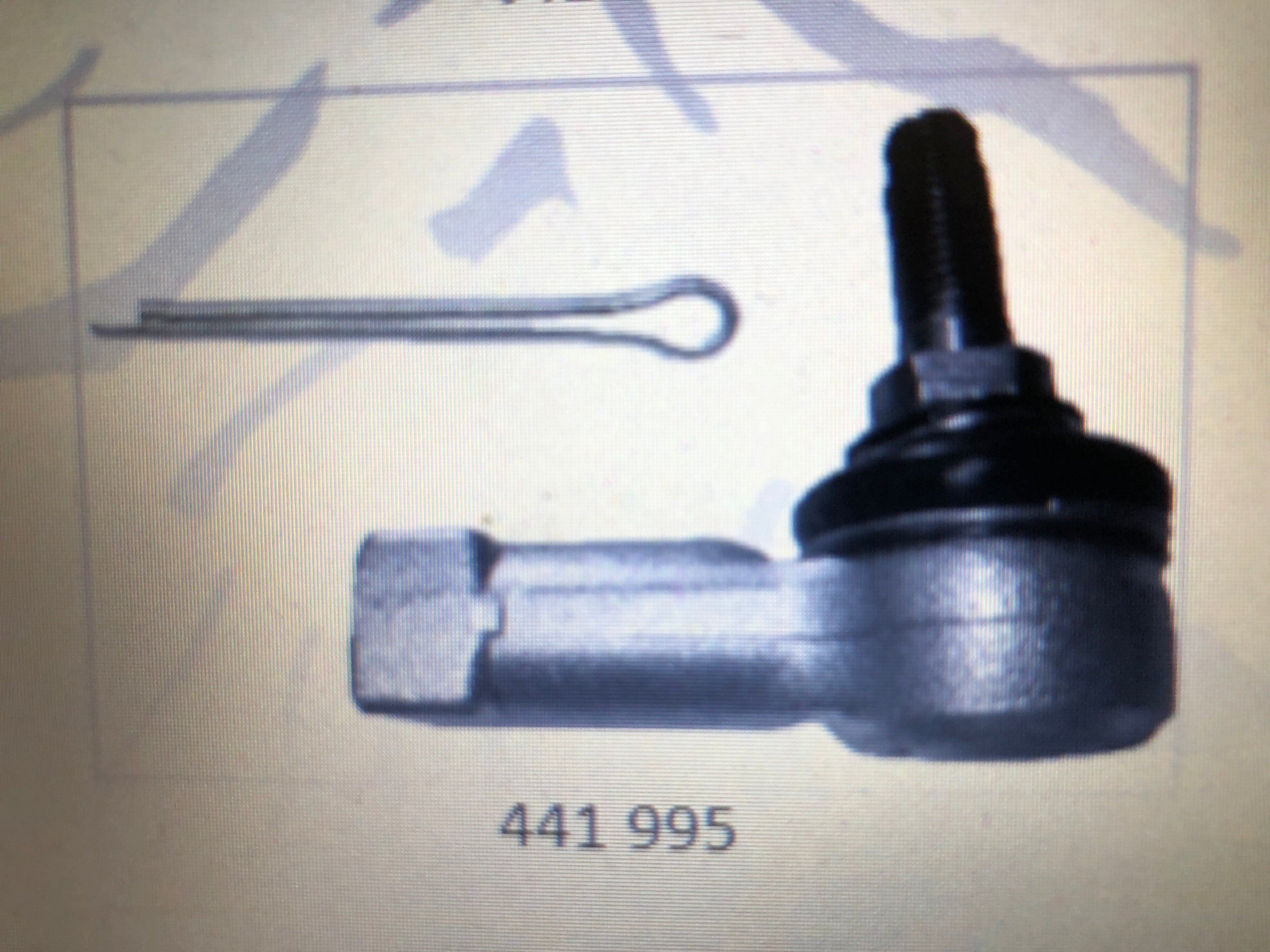 Vairo traukės antgalis honda dešinys sriegis 441995