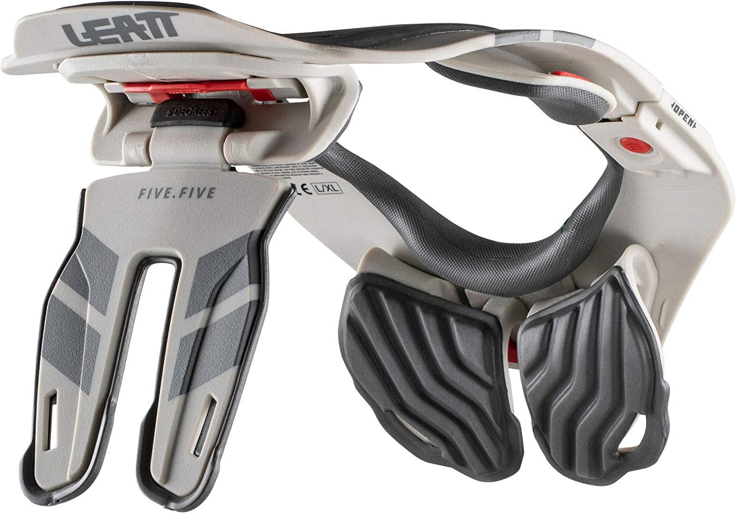 KAKLO APSAUGA LEATT GPX 5.5 STEEL PILKA – nuotrauka 2