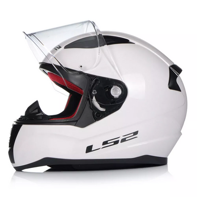 Šalmas LS2 RAPID II SOLID BLIZGUS BALTAS – nuotrauka 6