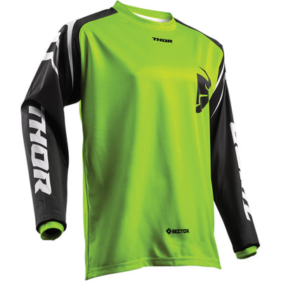 Marškinėliai THOR SECTOR ZONES S8 OFFROAD JERSEY žali