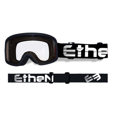 AKINIAI ETHEN MX6510 MASCHERA BIMBO vaikiški motokrosiniai JUODA