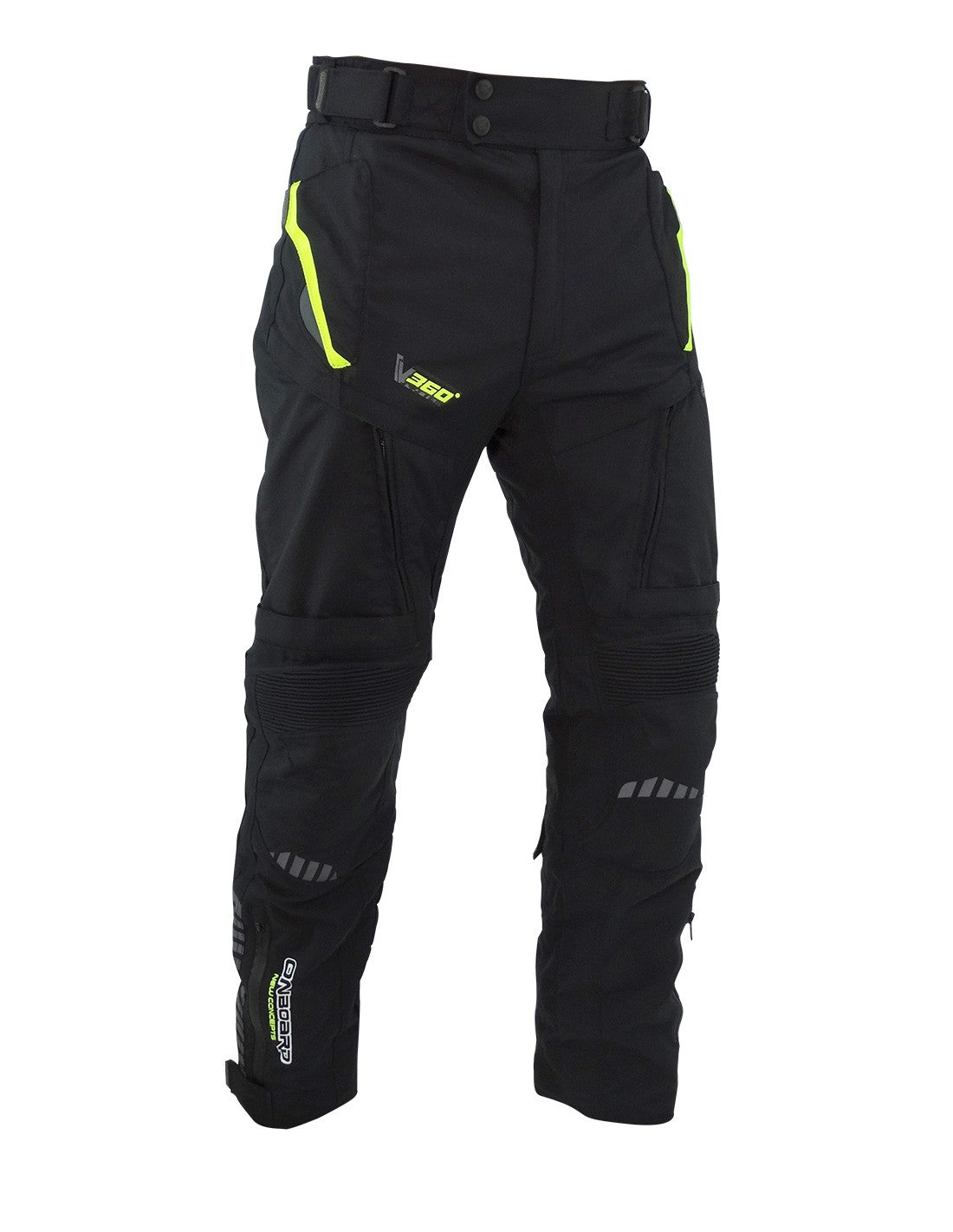 4 SEASONS kelnės ONBOARD STONE juoda/pilka/fluo/geltona