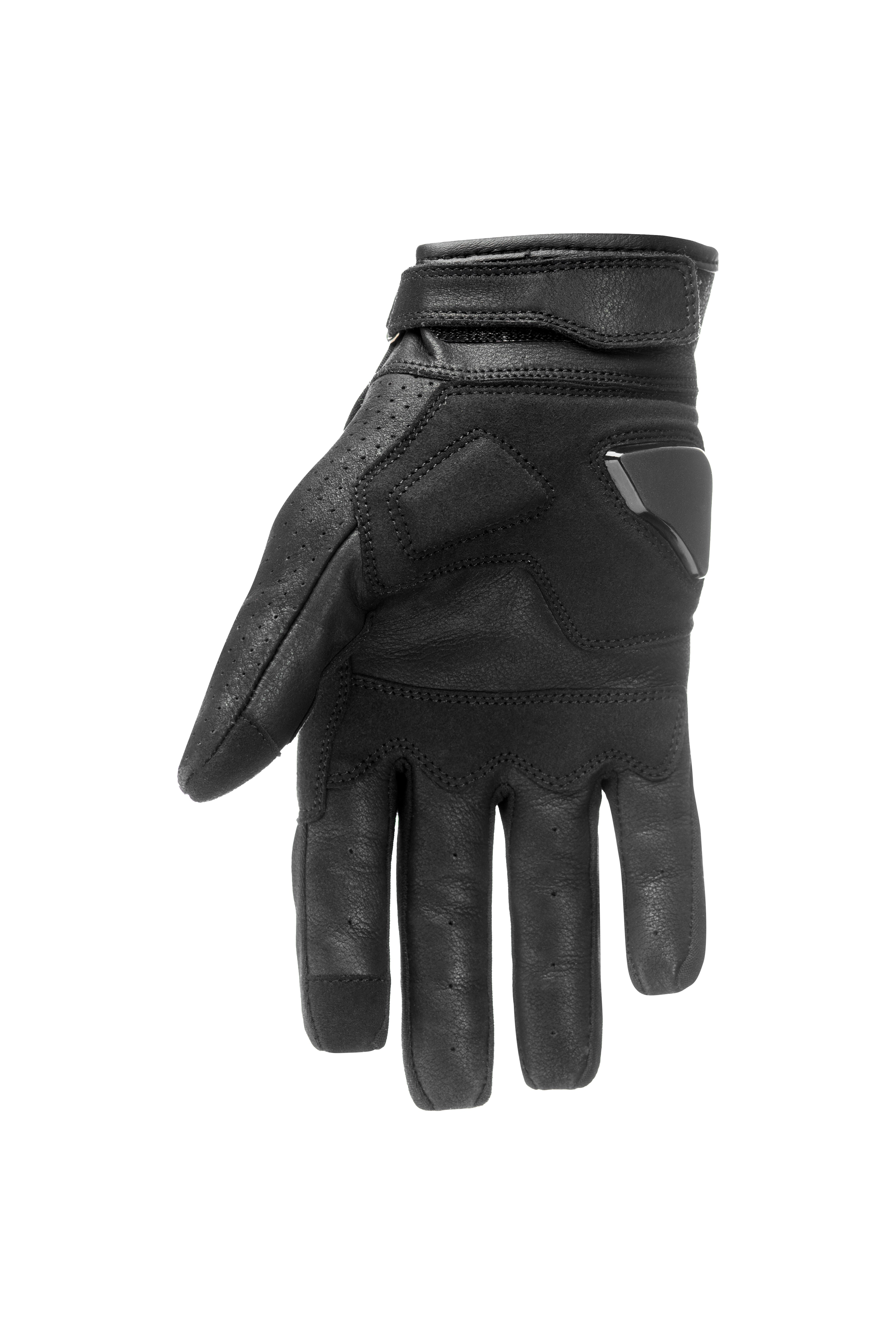 PANDO MOTO ONYX odinės pirštinės JUODOS – nuotrauka 2