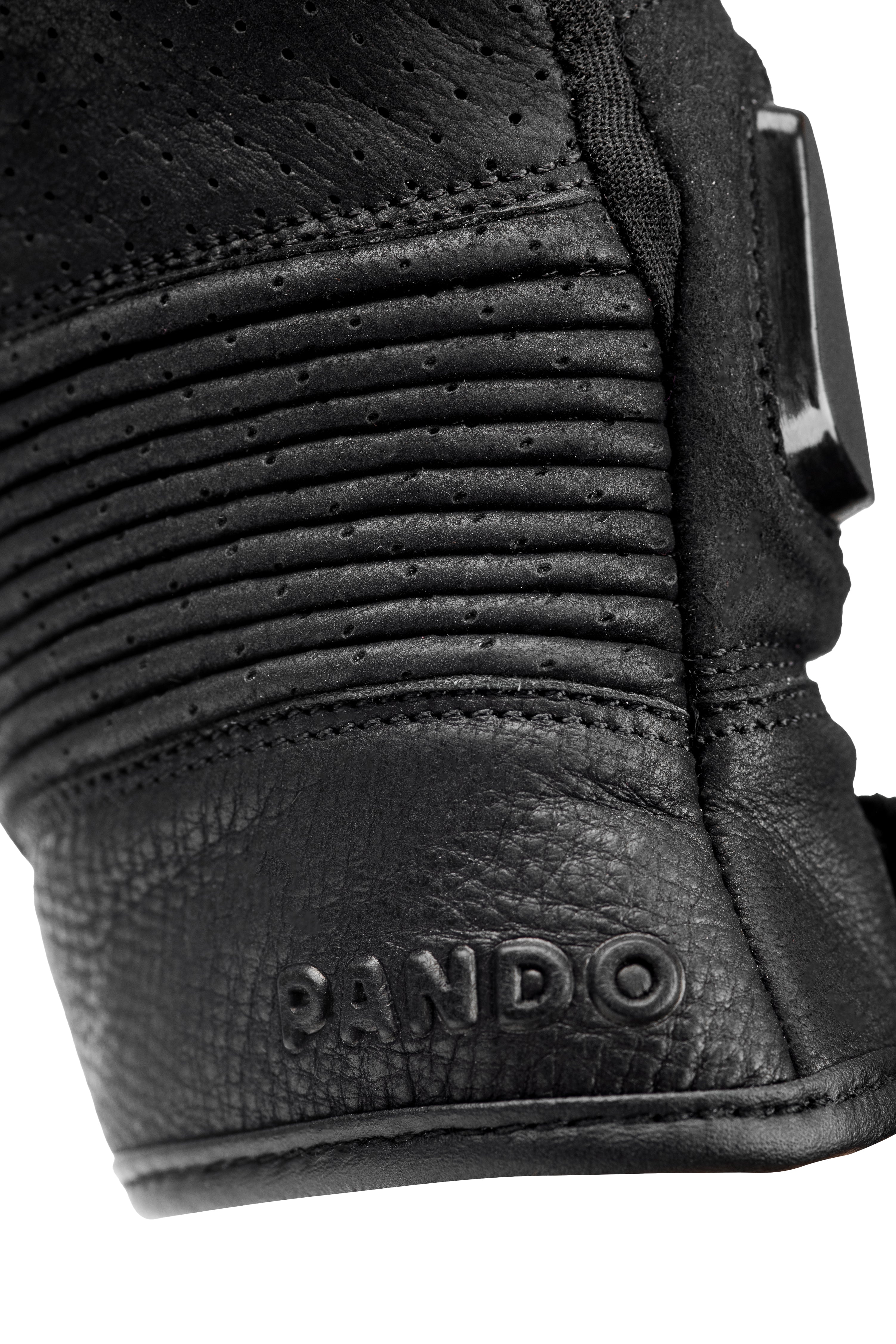 PANDO MOTO ONYX odinės pirštinės JUODOS – nuotrauka 7