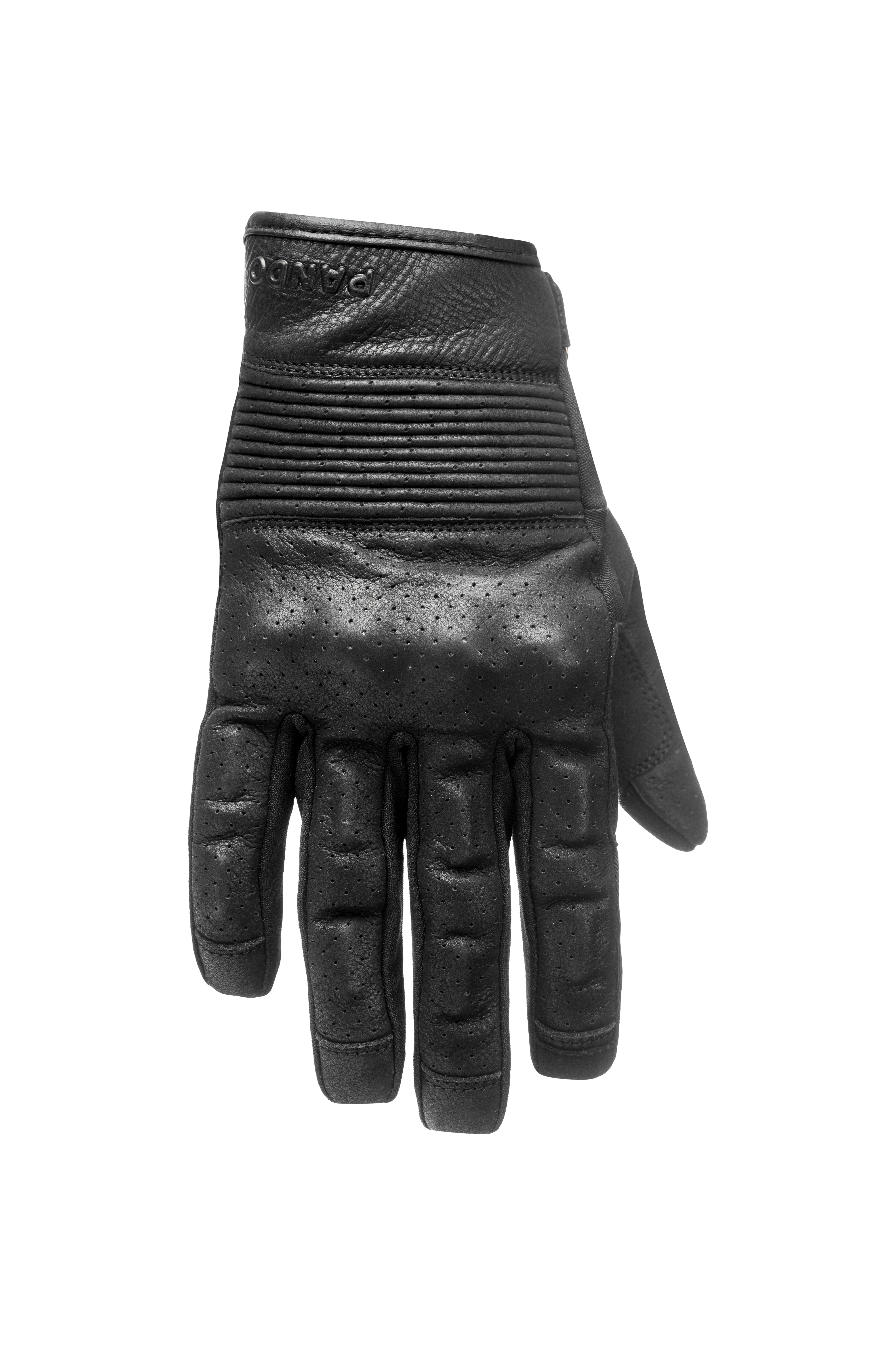 PANDO MOTO ONYX odinės pirštinės JUODOS