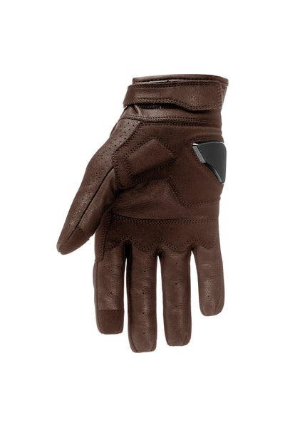 PANDO MOTO ONYX odinės pirštinės RUDOS – nuotrauka 2
