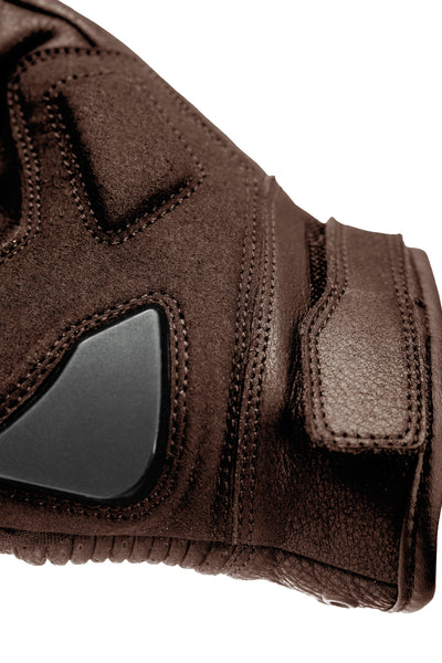 PANDO MOTO ONYX odinės pirštinės RUDOS – nuotrauka 8