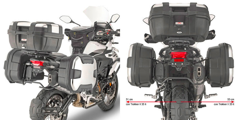 Daiktadėžių tvirtinimo GIVI rėmas BENELLI TRK 502X